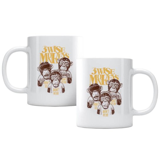 Caneca Three Wise Monkeys