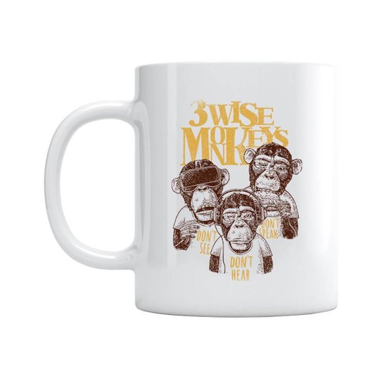 Caneca Three Wise Monkeys