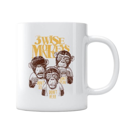 Caneca Three Wise Monkeys