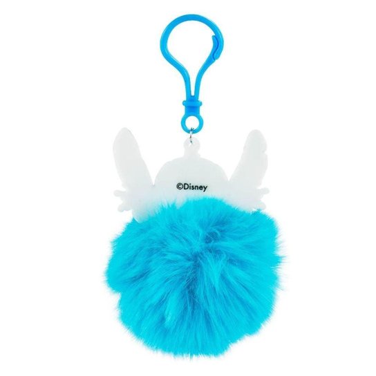 Chaveiro Azul Pom Pom Stitch 10cm - Disney