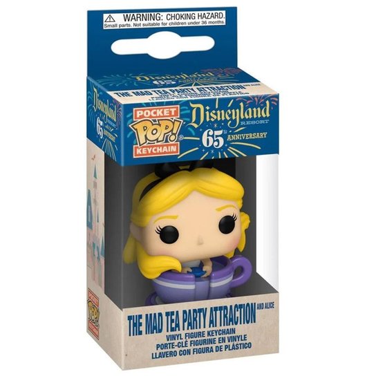 Chaveiro Funko Disney Alice no pais das maravilhas 65 anos