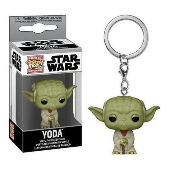 Chaveiro Funko Pocket Pop Star Wars Mestre Yoda