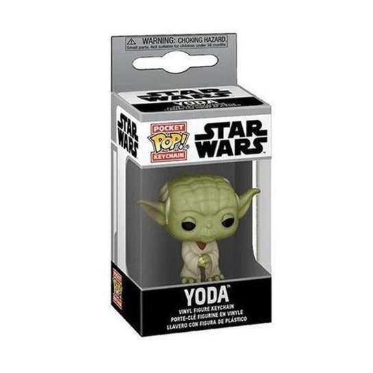 Chaveiro Funko Pocket Pop Star Wars Mestre Yoda