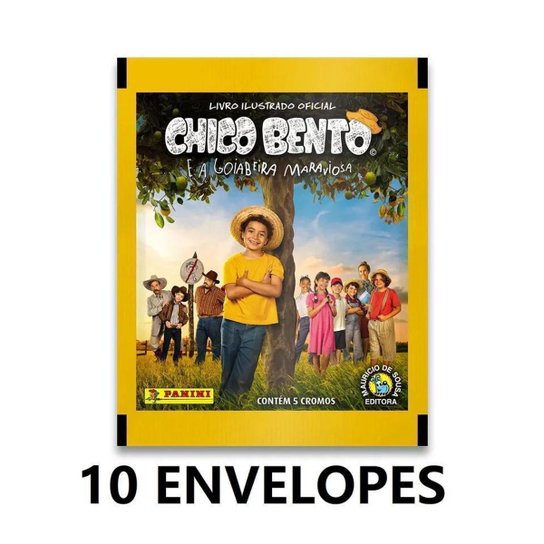 CHICO BENTO - E A GOIABEIRA MARAVIOSA - Álbum Capa Cartão + Kit 10 Envelopes