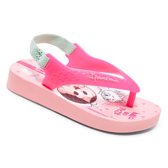 Chinelo Bebê Grendene Kids Ipanema Turma da Mônica Menina