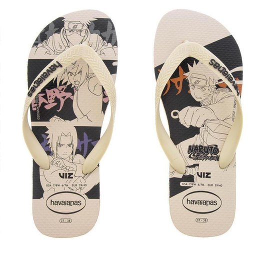 Chinelo Havaianas Top Naruto Off White - 37