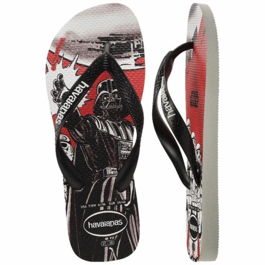 Chinelo Havaianas Top Star Wars Unissex