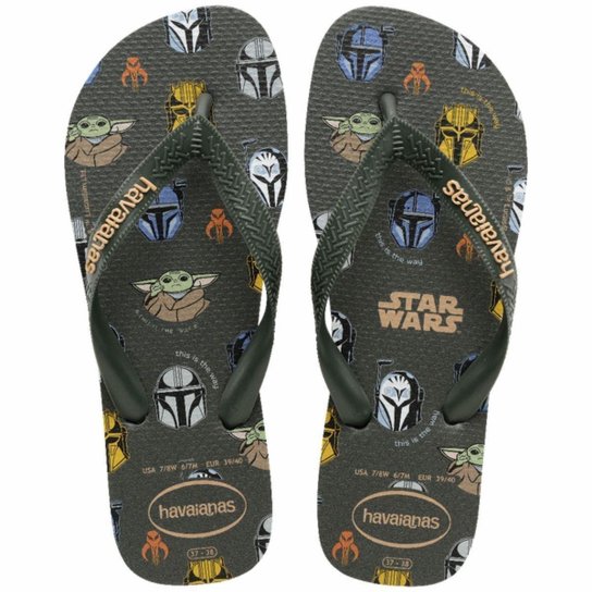 Chinelo Havaianas Top Star Wars Unissex