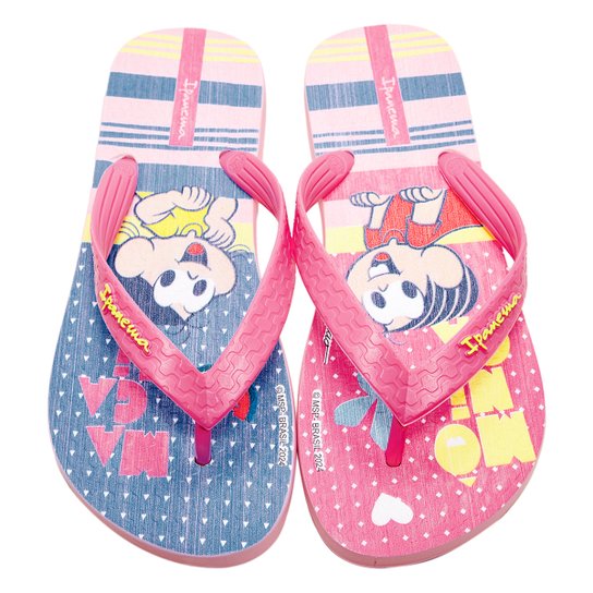 Chinelo Infantil Grendene Ipanema Turma Da Mônica Feminino