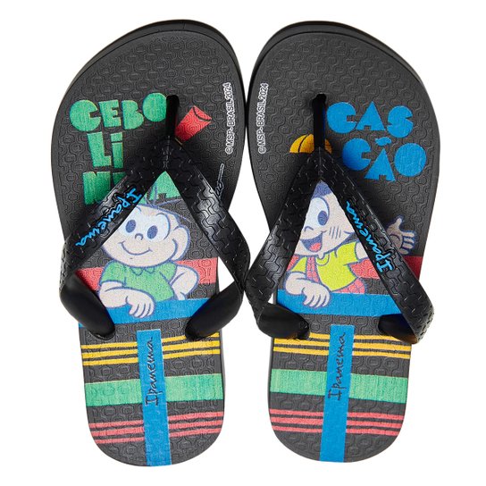 Chinelo Infantil Grendene Ipanema Turma Da Mônica Menino