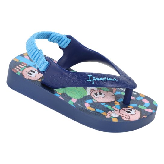 Chinelo Infantil Grendene Kids Ipanema Turma Da Mônica Masculino