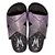 Chinelo Infantil Grendene Kids Wandinha Dark Shine Menina - Preto+Roxo