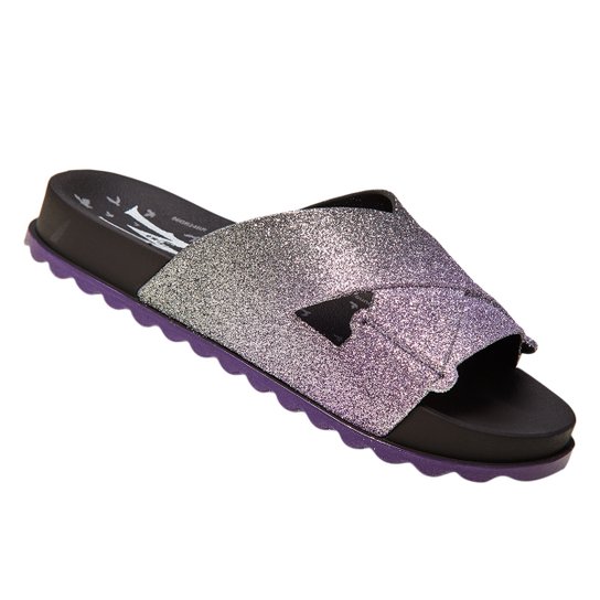 Chinelo Infantil Grendene Kids Wandinha Dark Shine Menina