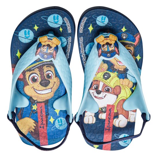 Chinelo Infantil Ipanema Patrulha Canina Friends Menino