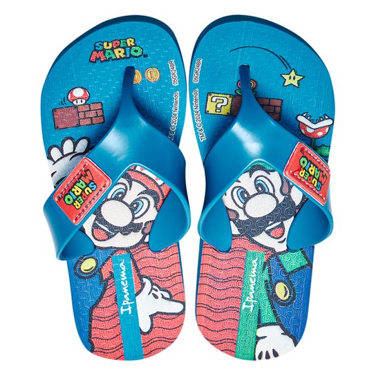 Chinelo Infantil Ipanema Super Mario Menino