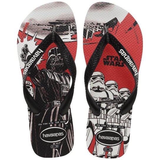 Chinelo Masculino Havaianas Star Wars Preto - 4135185