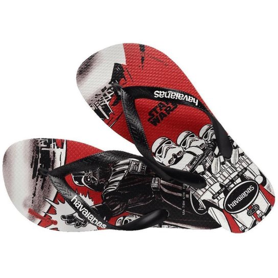 Chinelo Masculino Havaianas Star Wars Preto - 4135185