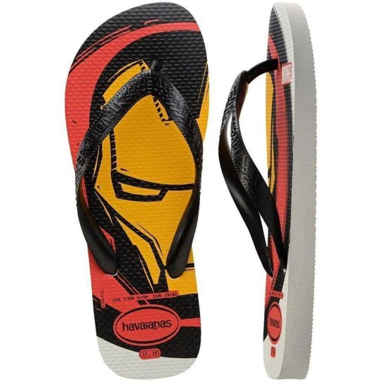 Chinelo Masculino Havaianas Top Marvel Branco - 4146953