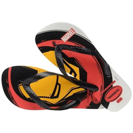 Chinelo Masculino Havaianas Top Marvel Branco - 4146953