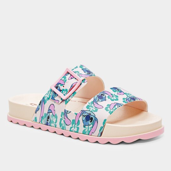 Chinelo Slide Infantil Grendene Kids Stitch Summer Menina