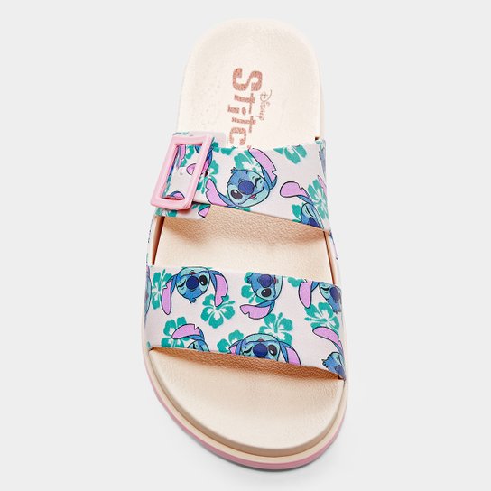 Chinelo Slide Infantil Grendene Kids Stitch Summer Menina