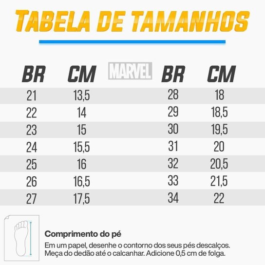 Chuteira Futsal Dray Marvel Original Sem Cadarço Infantil