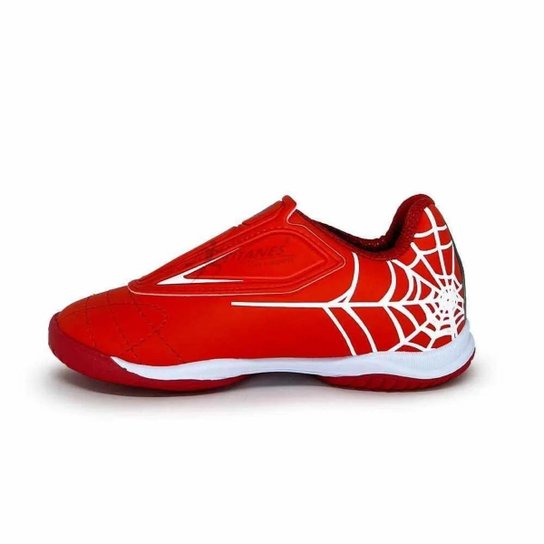 Chuteira Futsal Infantil - Homem Aranha 4091 - Vermelho