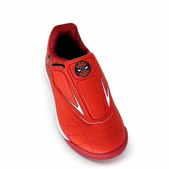 Chuteira Futsal Infantil - Homem Aranha 4091 - Vermelho
