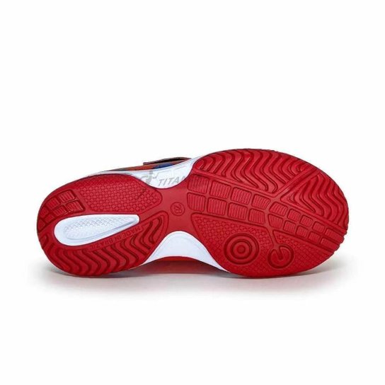 Chuteira Futsal Infantil - Homem Aranha 4091 - Vermelho