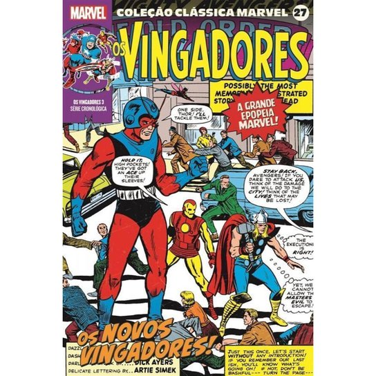 Coleção Clássica Marvel Vol. 27 - Vingadores Vol. 3