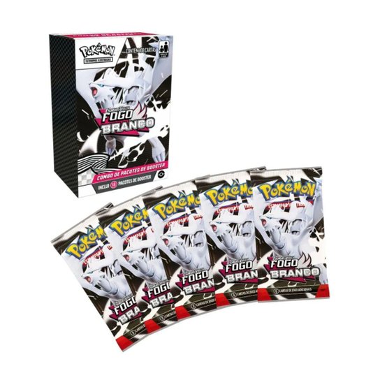 Combo De Booster Pokémon EV10.5 Fogo Branco
