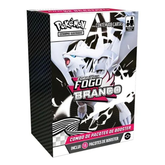 Combo De Booster Pokémon EV10.5 Fogo Branco