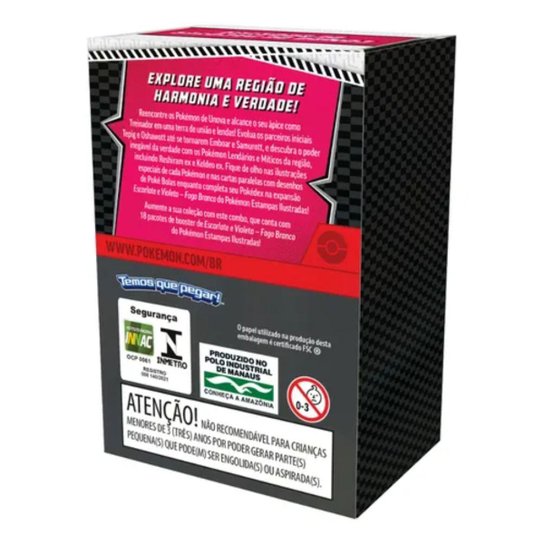 Combo De Booster Pokémon EV10.5 Fogo Branco