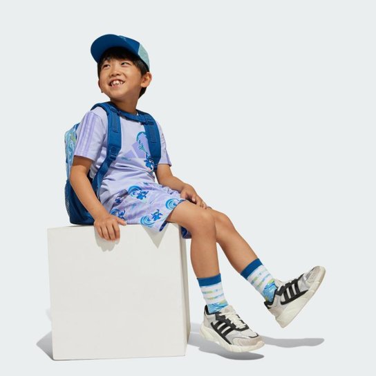 Conjunto Infantil Adidas Camiseta Disney Lilo and Stitch