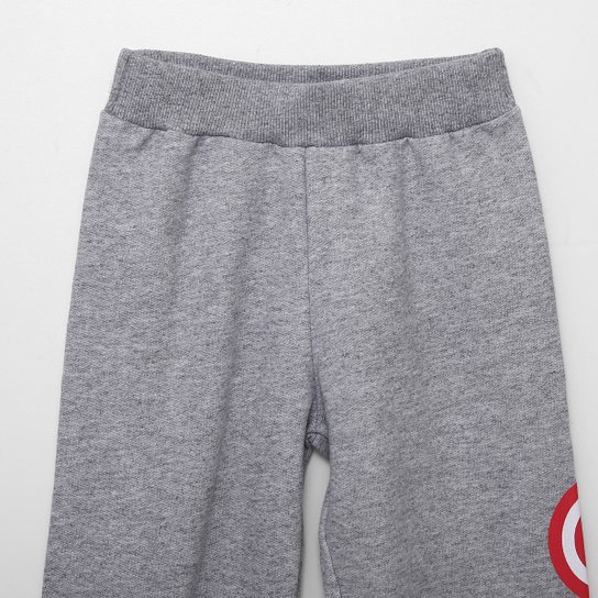 Conjunto Moletom Infantil Marvel Capitão América Menino