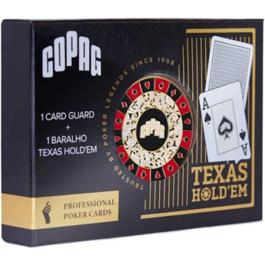 Copag Baralho Pro Texas Hold Com Card Guard Case