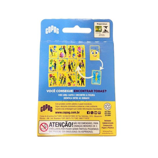 Copag Jogo Eu Vi! Divertidamente