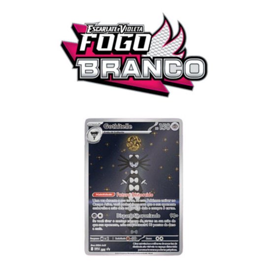 Copag Pokémon Blister Triplo Gothitelle Fogo Branco