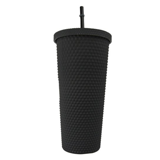 Copo Stiff Com Canudo 710ml Marvel Pantera Negra