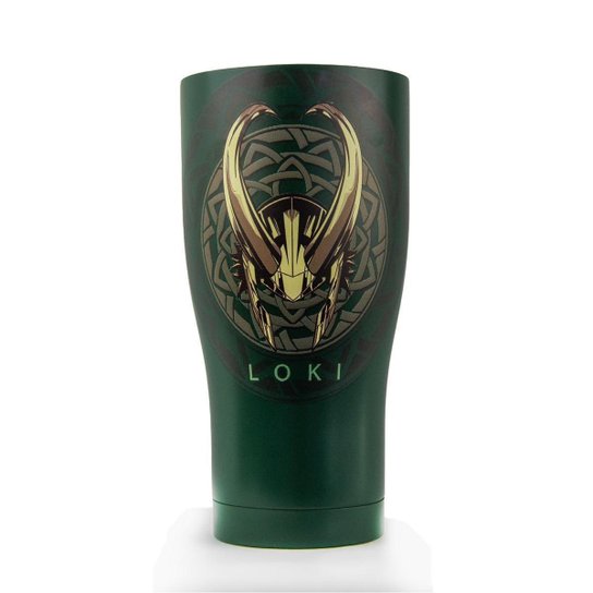 Copo Térmico 900ml Resistente Loki Marvel