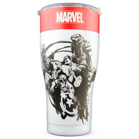 Copo Térmico 900ml Resistente Vingadores Marvel