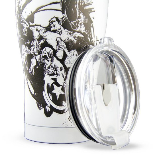 Copo Térmico 900ml Resistente Vingadores Marvel