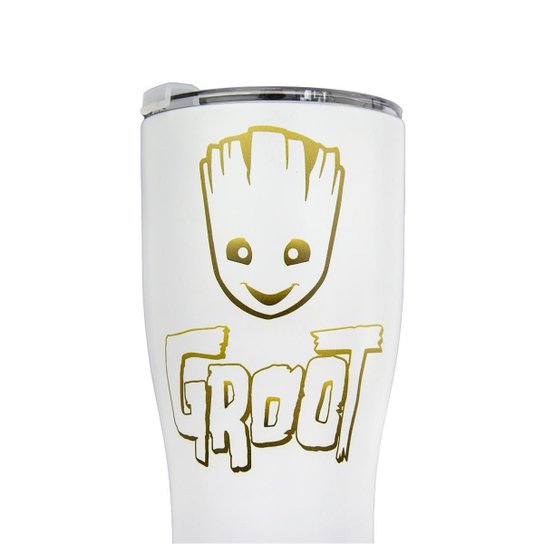 Copo Térmico Inox 900ml Groot Oficial Marvel