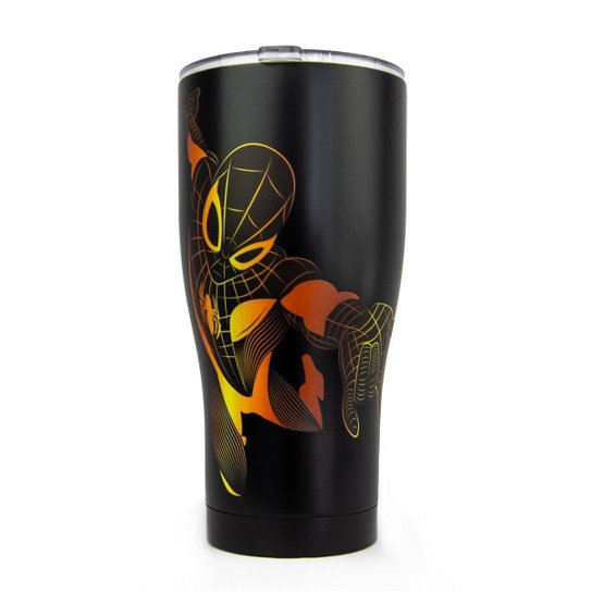 Copo Térmico Inox 900ml Homem Aranha Oficial Marvel