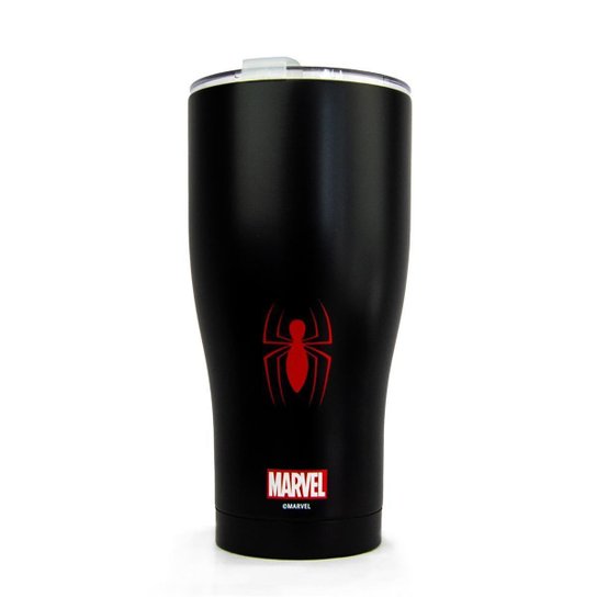 Copo Térmico Inox 900ml Homem Aranha Oficial Marvel