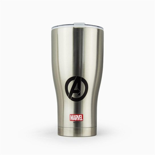 Copo Térmico Inox 900ml Thor Oficial Marvel
