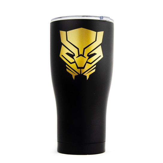 Copo Térmico Pantera Negra Inox 900ml Oficial Marvel