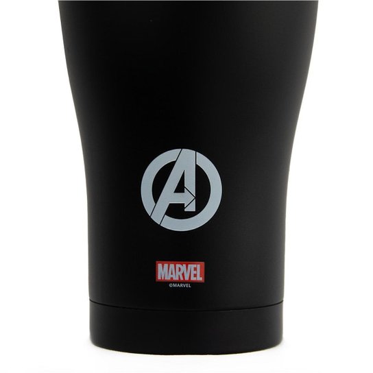 Copo Térmico Pantera Negra Inox 900ml Oficial Marvel