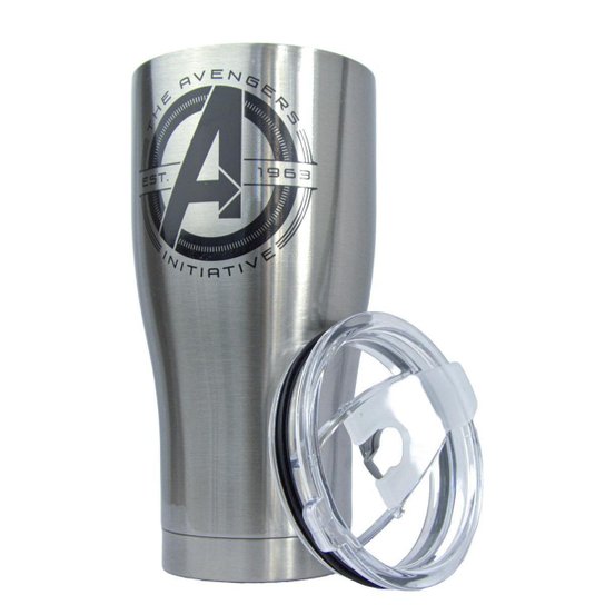 Copo Térmico Vingadores Inox 900ml Oficial Marvel