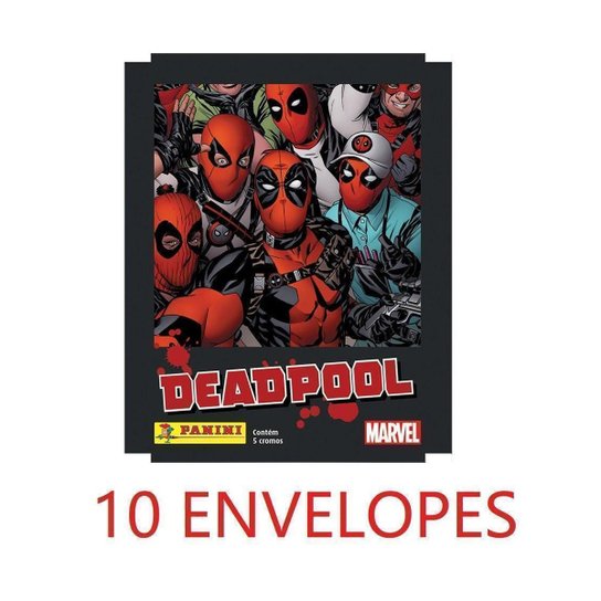 Deadpool - Kit Com 10 Envelopes